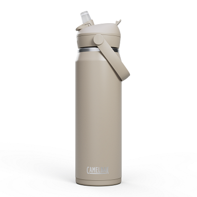 Thrive&trade; Flip Straw 25oz Bottle, Insulated Stainless Steel