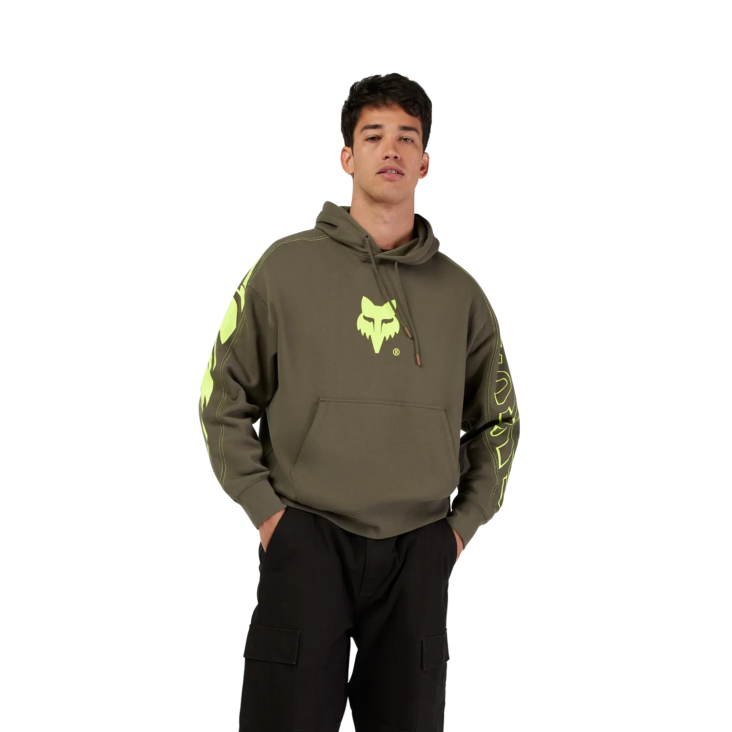 Sweat &agrave; capuche surdimensionn&eacute; sur&eacute;lev&eacute;