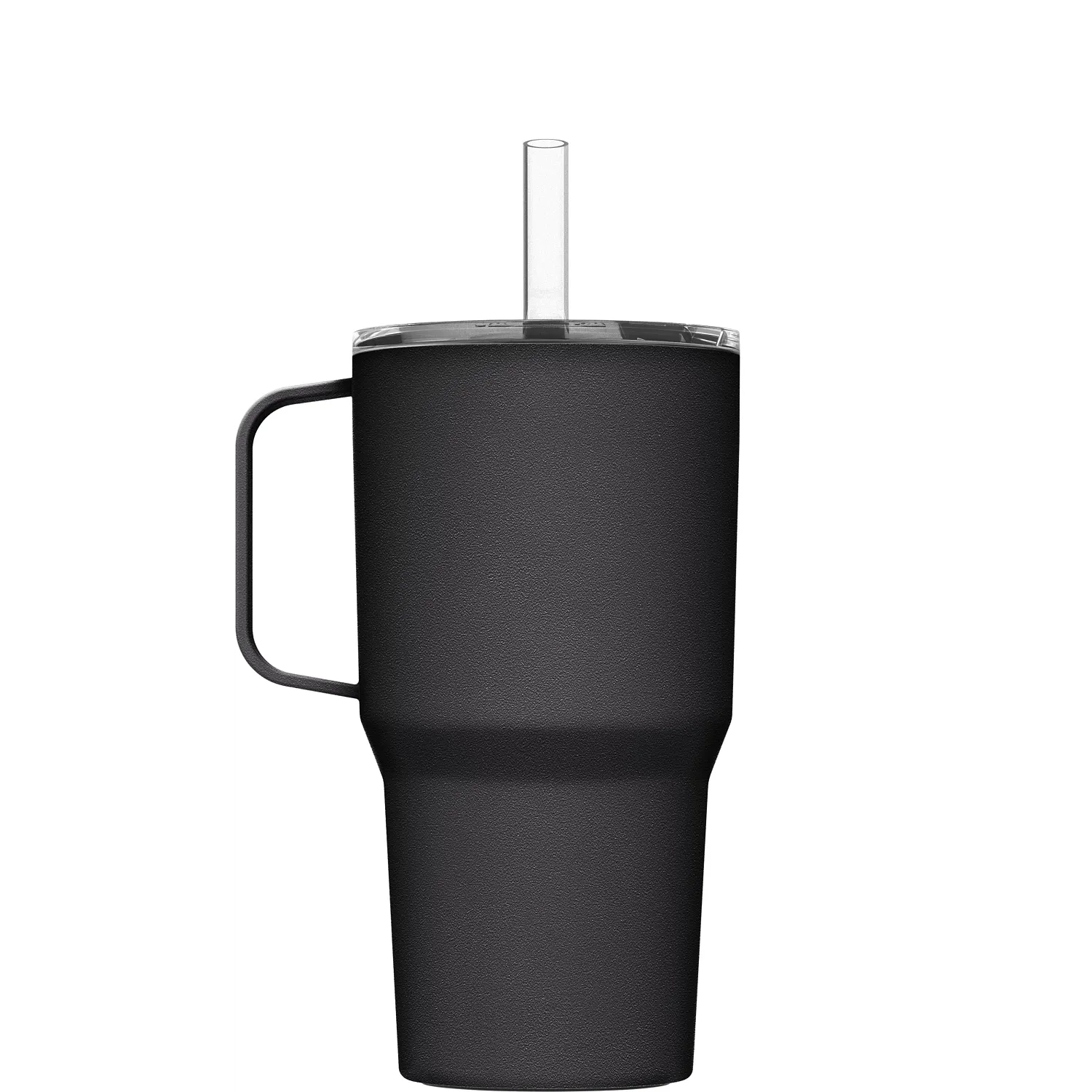 Straw Mug, SST Vacuum Insulated, 24oz, Black