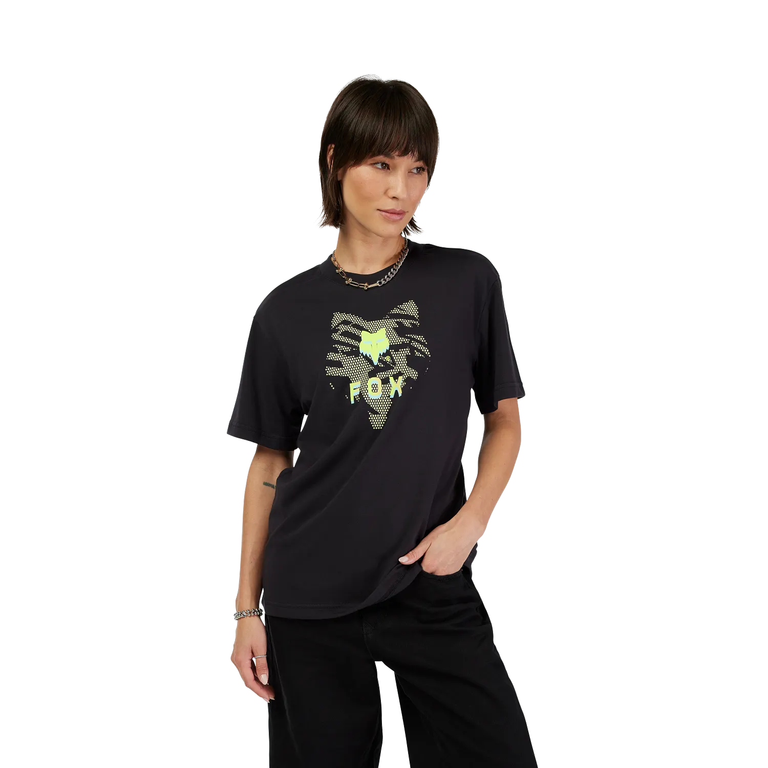 T-shirt sur&eacute;lev&eacute; pour femme