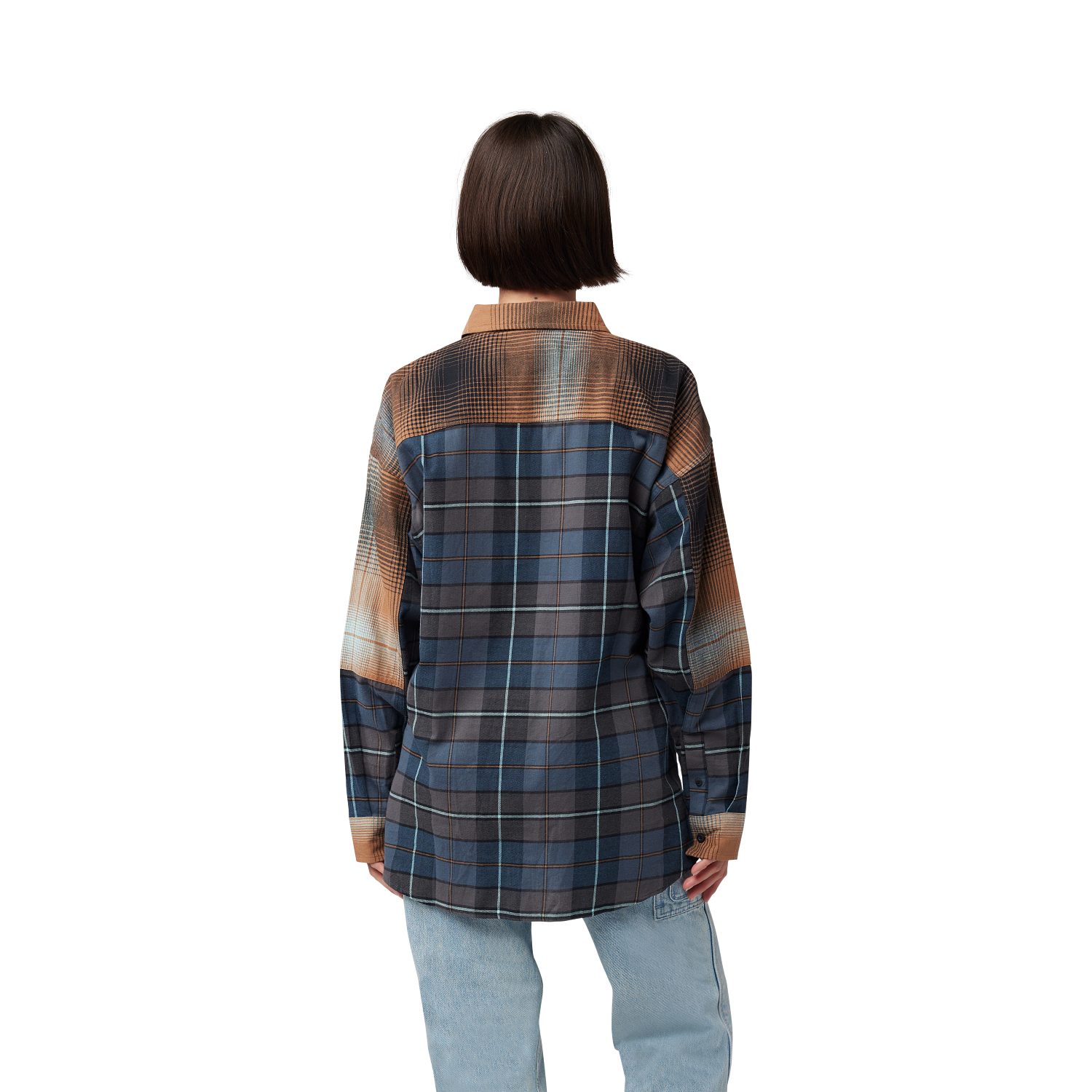 Oversized flanelshirt - Dames