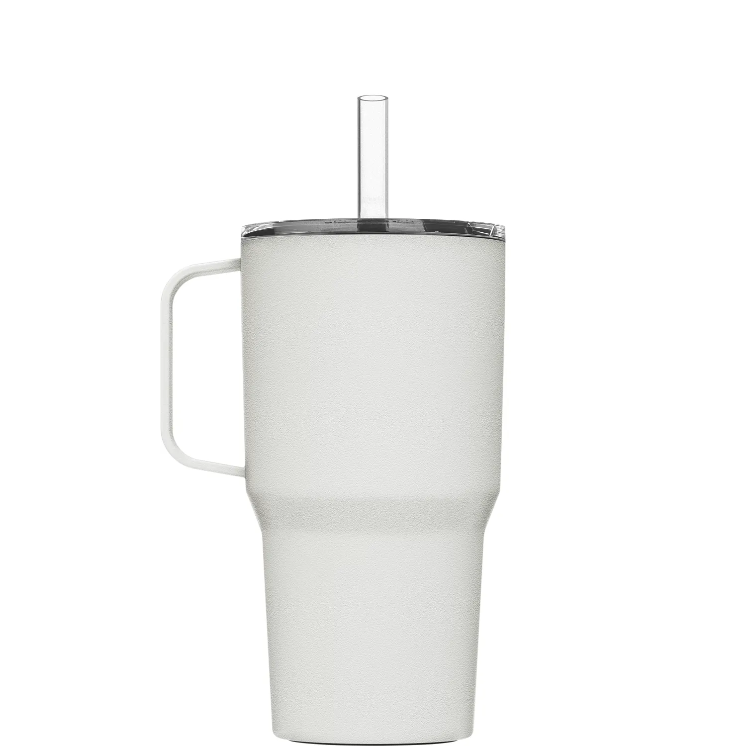 Straw Mug, SST Vacuum Insulated, 24oz, White
