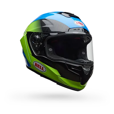 RACESTAR DLX CORSA GLOSS ECE [BLU/GRN] S