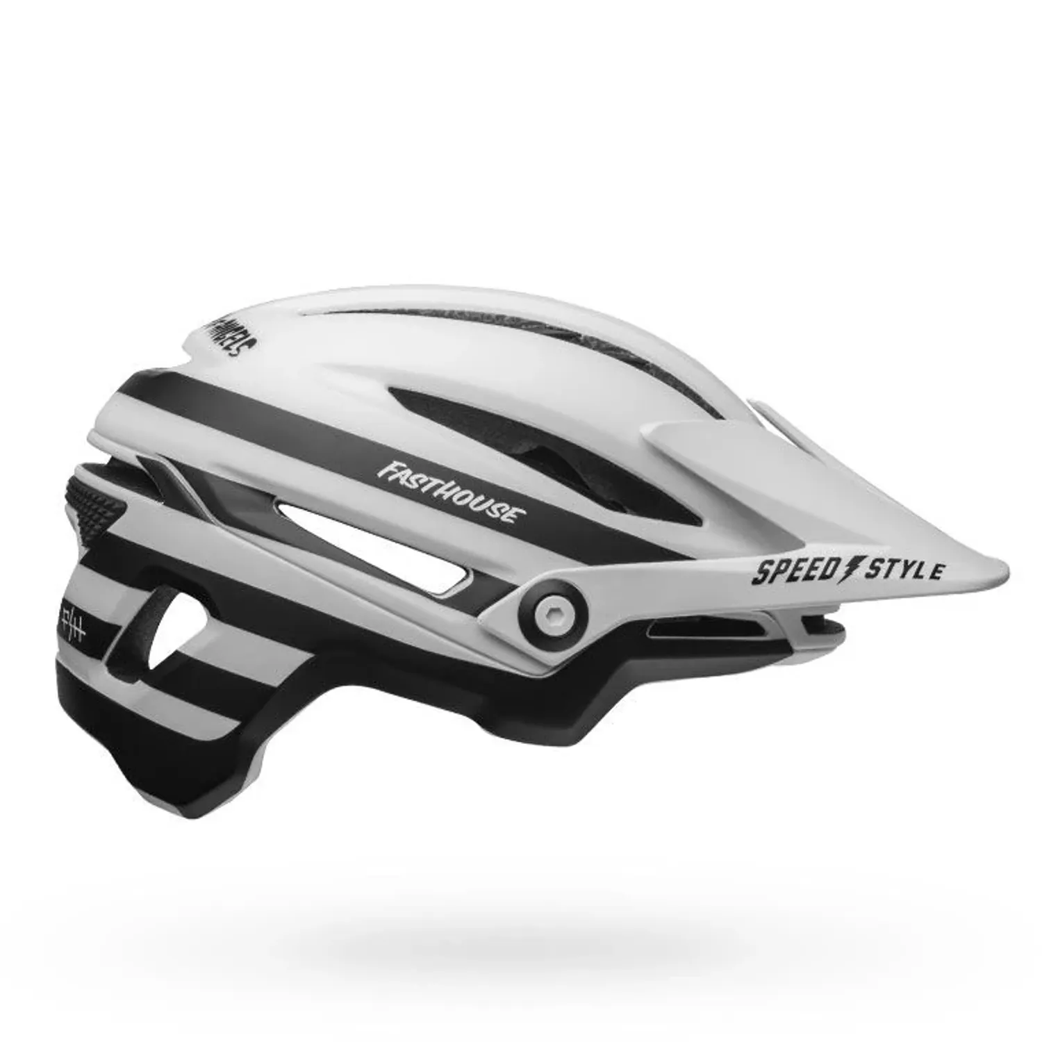 BS SIXER MIPS MAT WHT/BLK FHOUSE S 19 US
