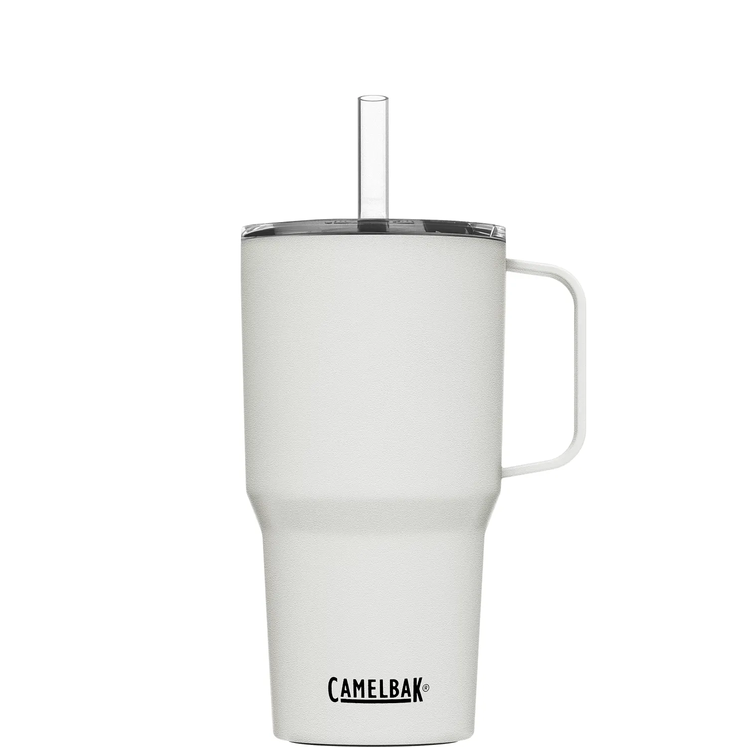Straw Mug, SST Vacuum Insulated, 24oz, White