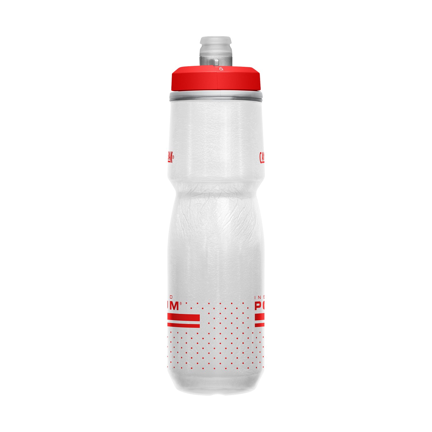 Podium Chill 24oz, Fiery Red/White
