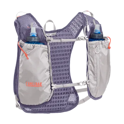 Women's Trail Run Vest 34oz, Silver/Dusk