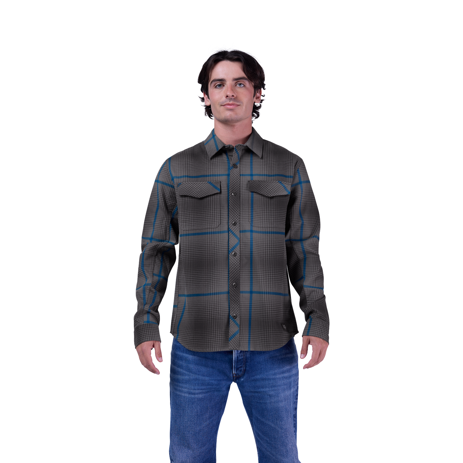 Survivalist Fire Long Sleeve Flannel Shirt
