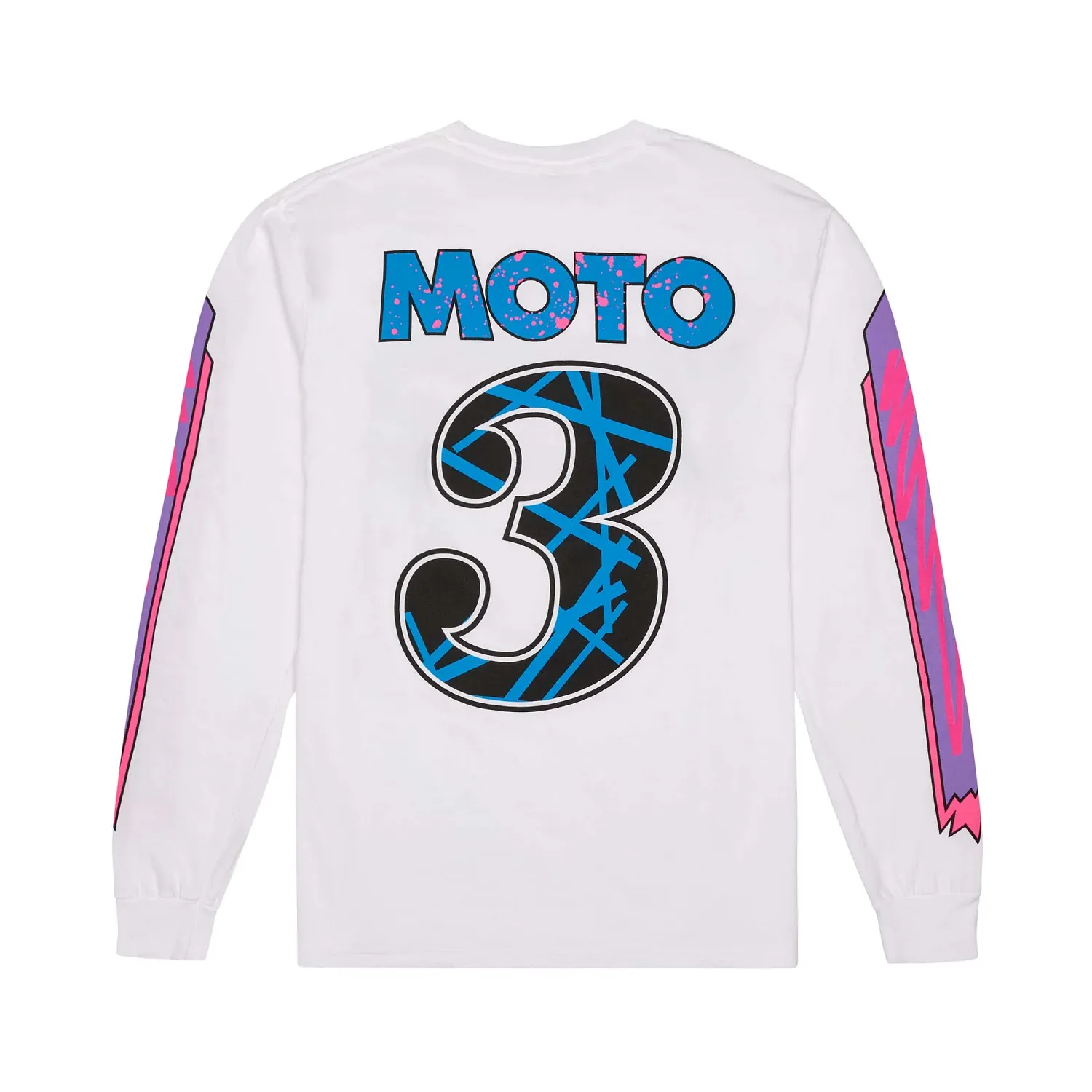 PS X DEATHSPRAY MOTO 3 LS TEE WH S