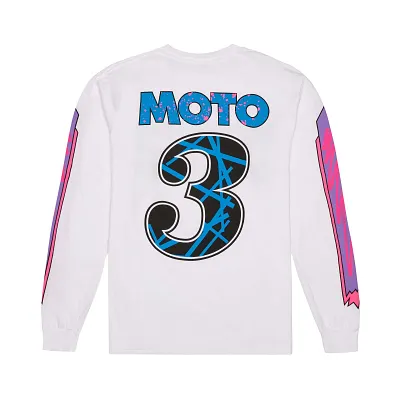 PS X DEATHSPRAY MOTO 3 LS TEE WH S