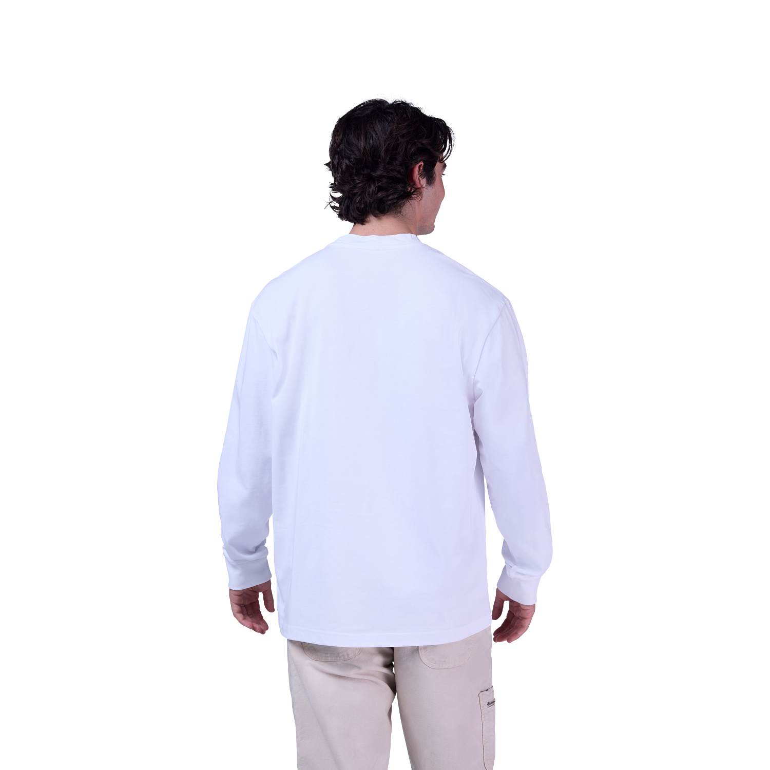 T-shirt Wordmark oversize manches longues