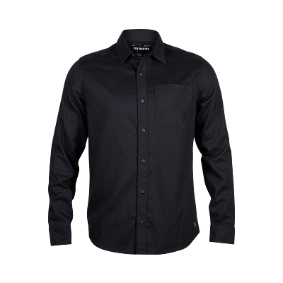 LEVEL UP WOVEN LS [BLK] S