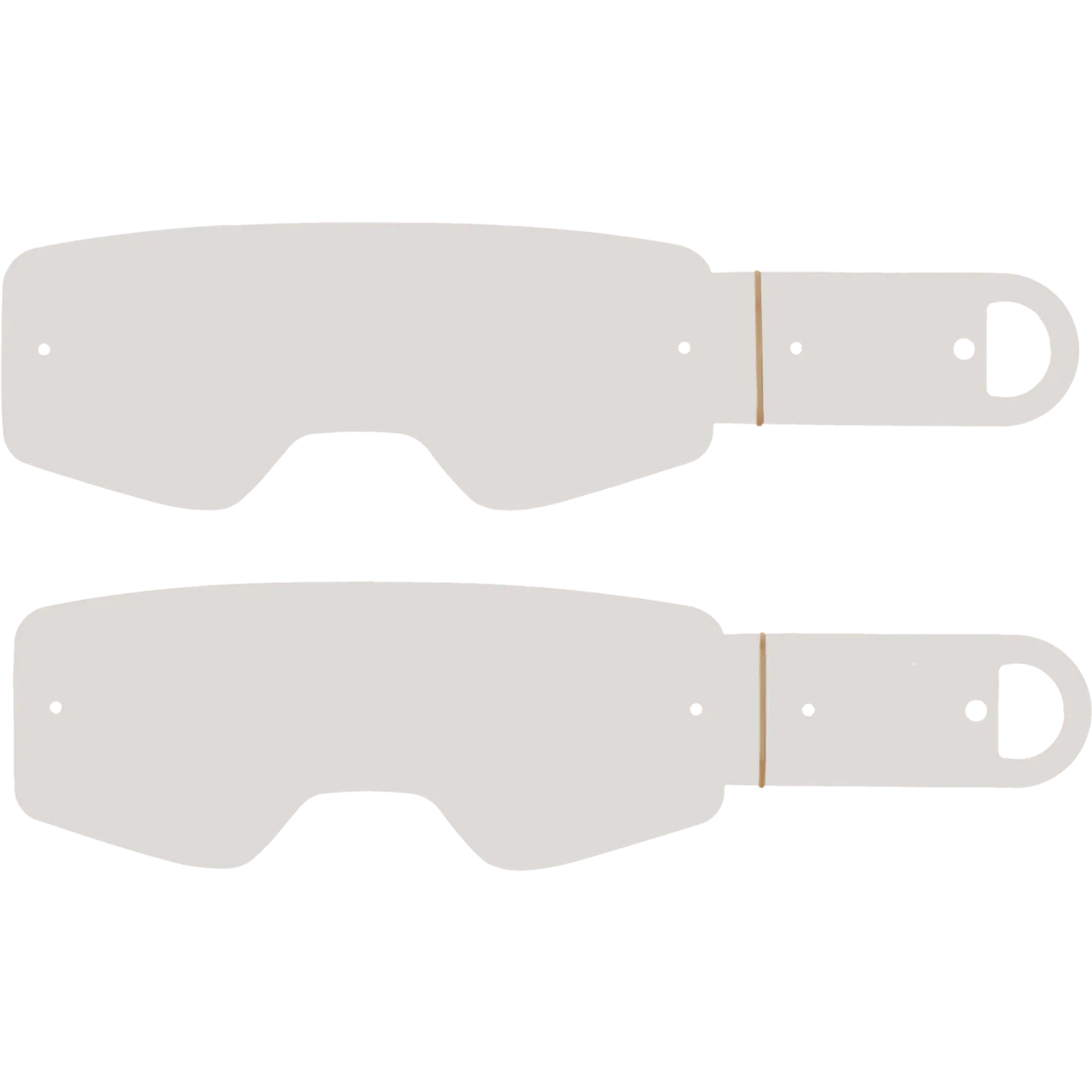 Tear Offs Principaux Standard pour Syst&egrave;me Roll Off - Casque Mx20 Airspace - Pack de 20