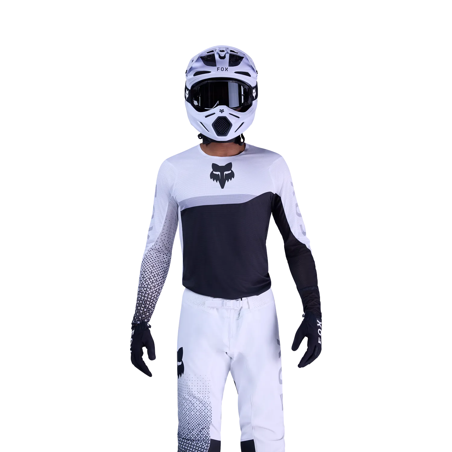 FLEXAIR FRACTURE JERSEY [WHT/BLK] S