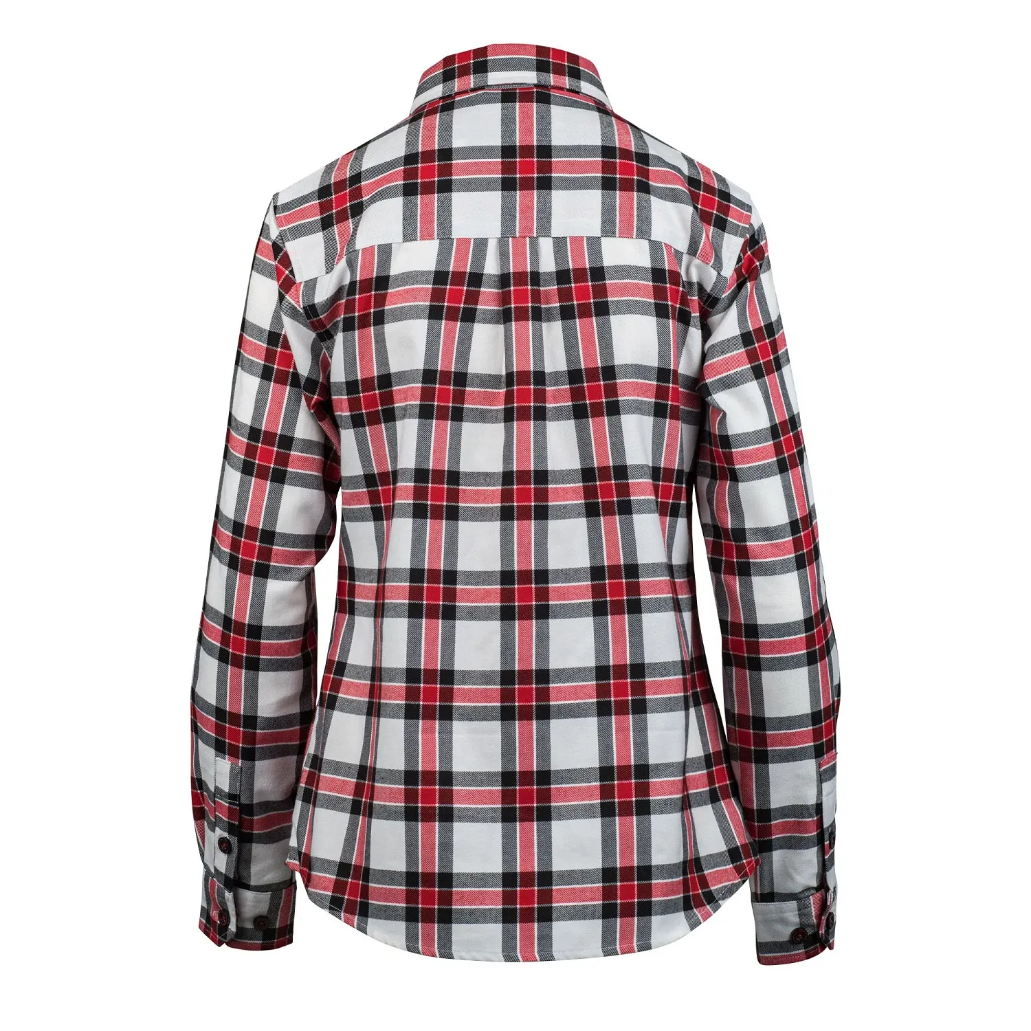 PS DIXXON W LS FLANNEL WH/BK/RD S