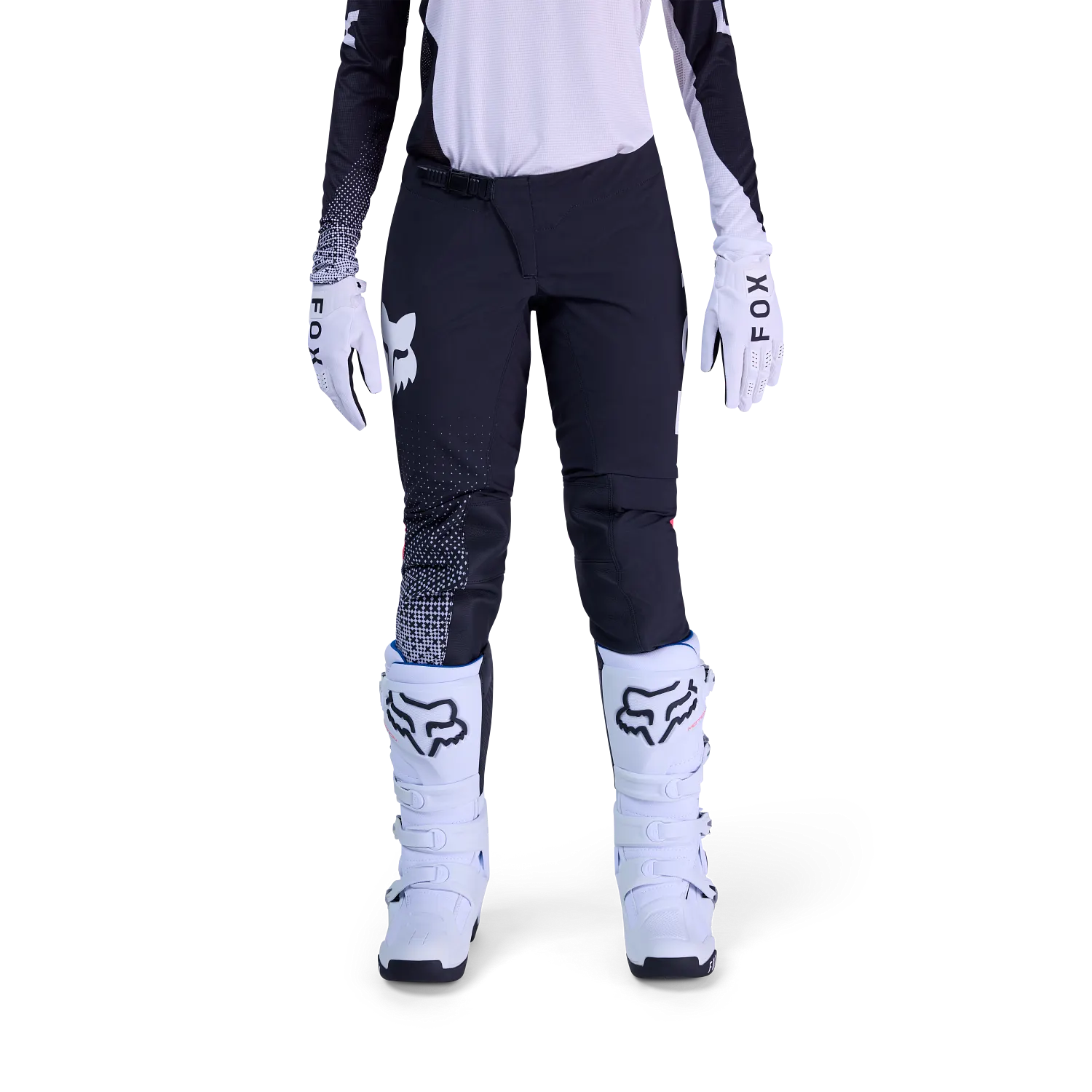 WMNS FLEXAIR FRACTURE PANT [WHT/BLK] 2