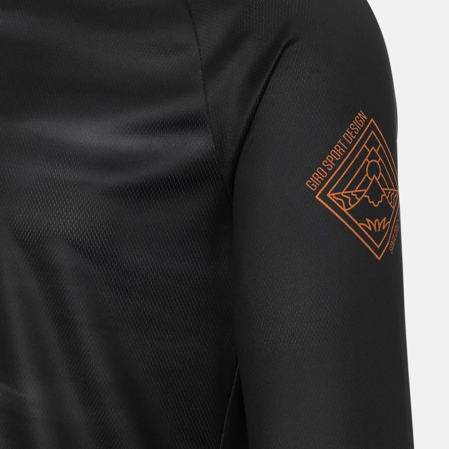 GA M LS ROUST JERSEY BLK HOT LAP L