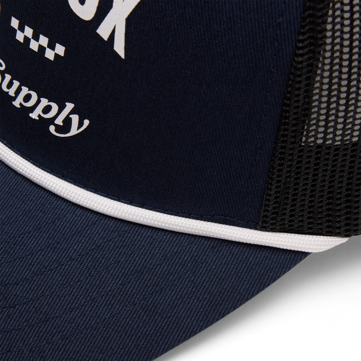 W SUPPLY MESH ROPE TRUCKER [MDNT] OS