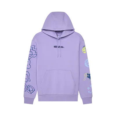 Womens Hello Future Pullover Hoodie