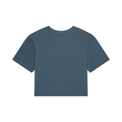 W CHECKER SS BABY TEE [DP CBLT] XS