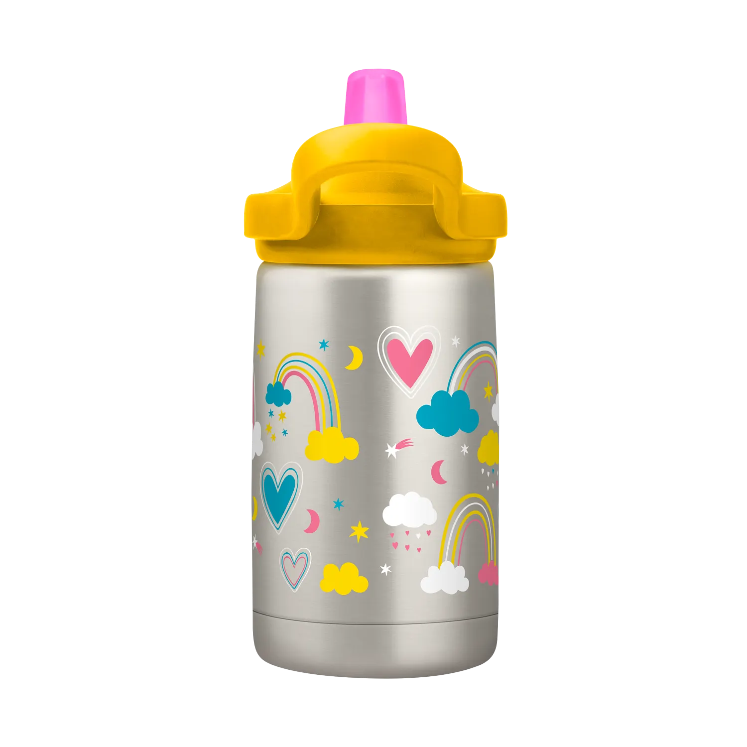 eddy+ Kids SST Vacuum Insulated 12oz, Rainbow Love