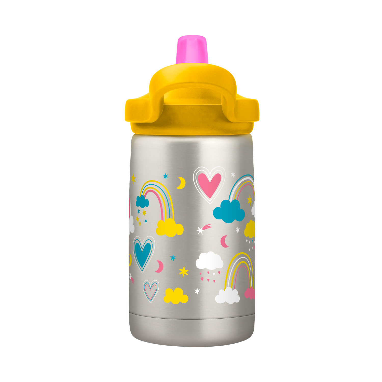 eddy+ Kids SST Vacuum Insulated 12oz, Rainbow Love