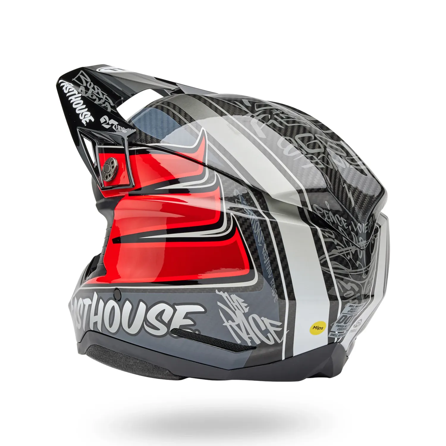 PS MOTO-10 SPHR FH DITD 25 GY/RD M