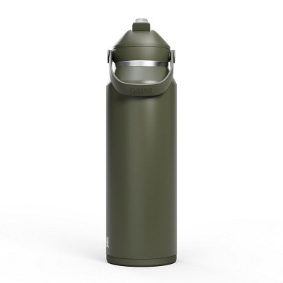 Thrive&trade; Flip Straw 1,2 L Flasche, isolierter Edelstahl