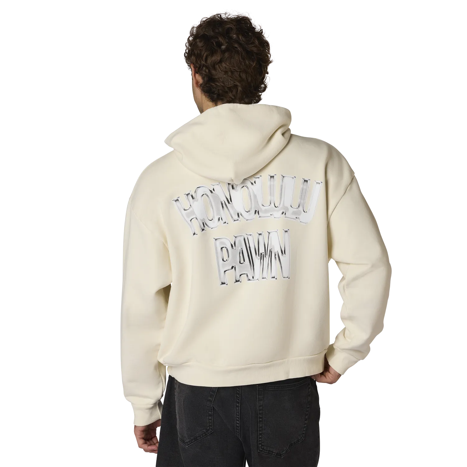 BEDAZZLED BOX HOODIE 