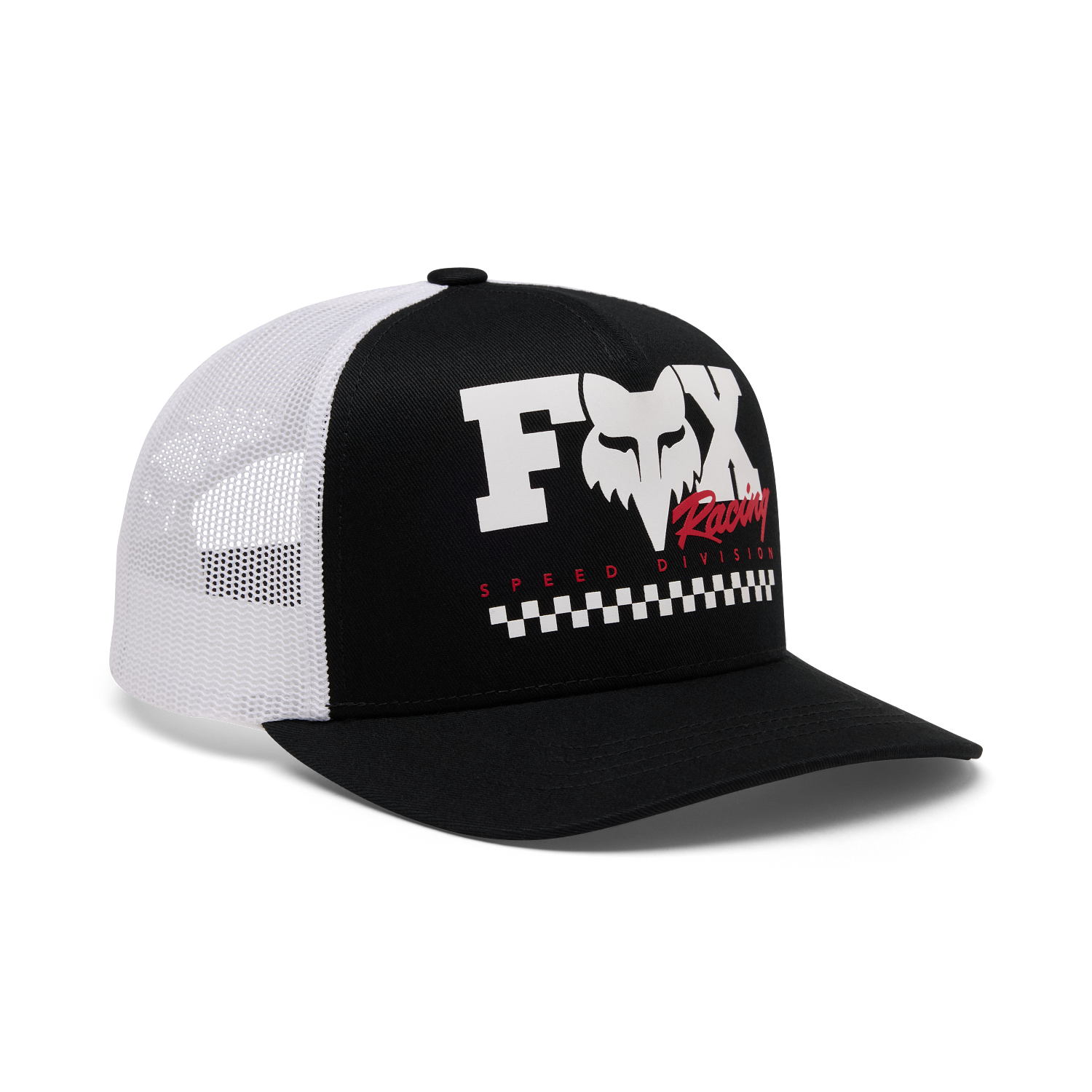 YTH CHECKER MESH TRUCKER HAT [BLK] OS