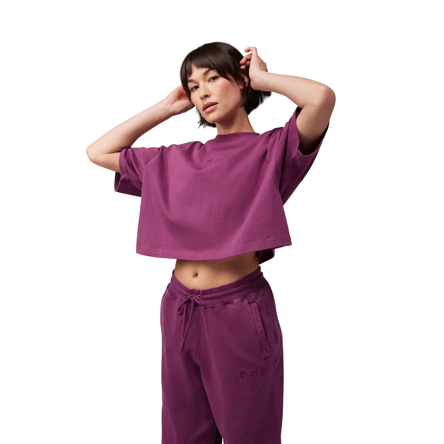 W WORDMARK OS CROP TEE 