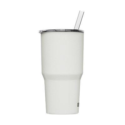 Straw Mug, SST Vacuum Insulated, 24oz, White