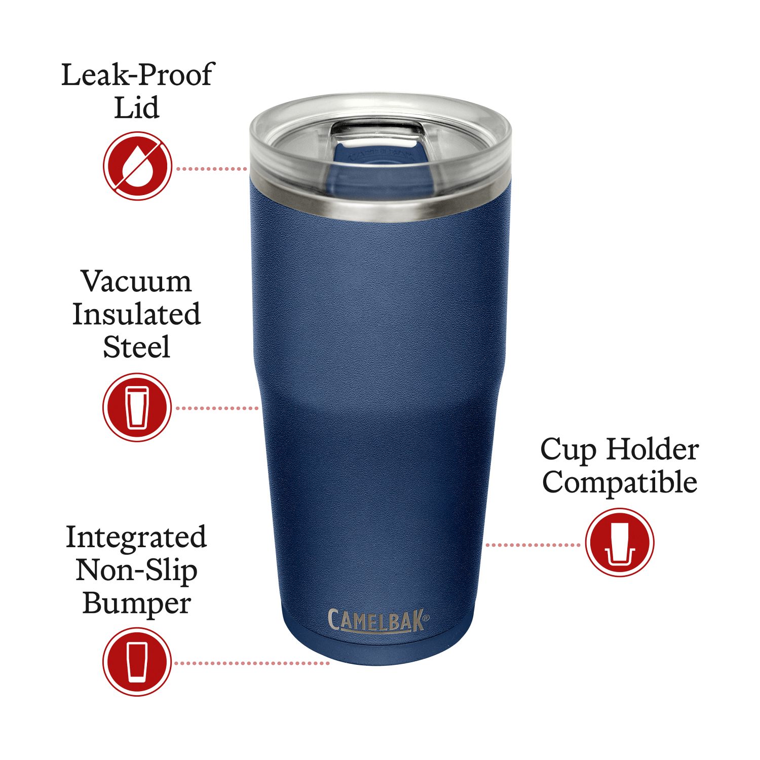THRIVE TUMBLER, VSS 20 OZ, [NVY] OS