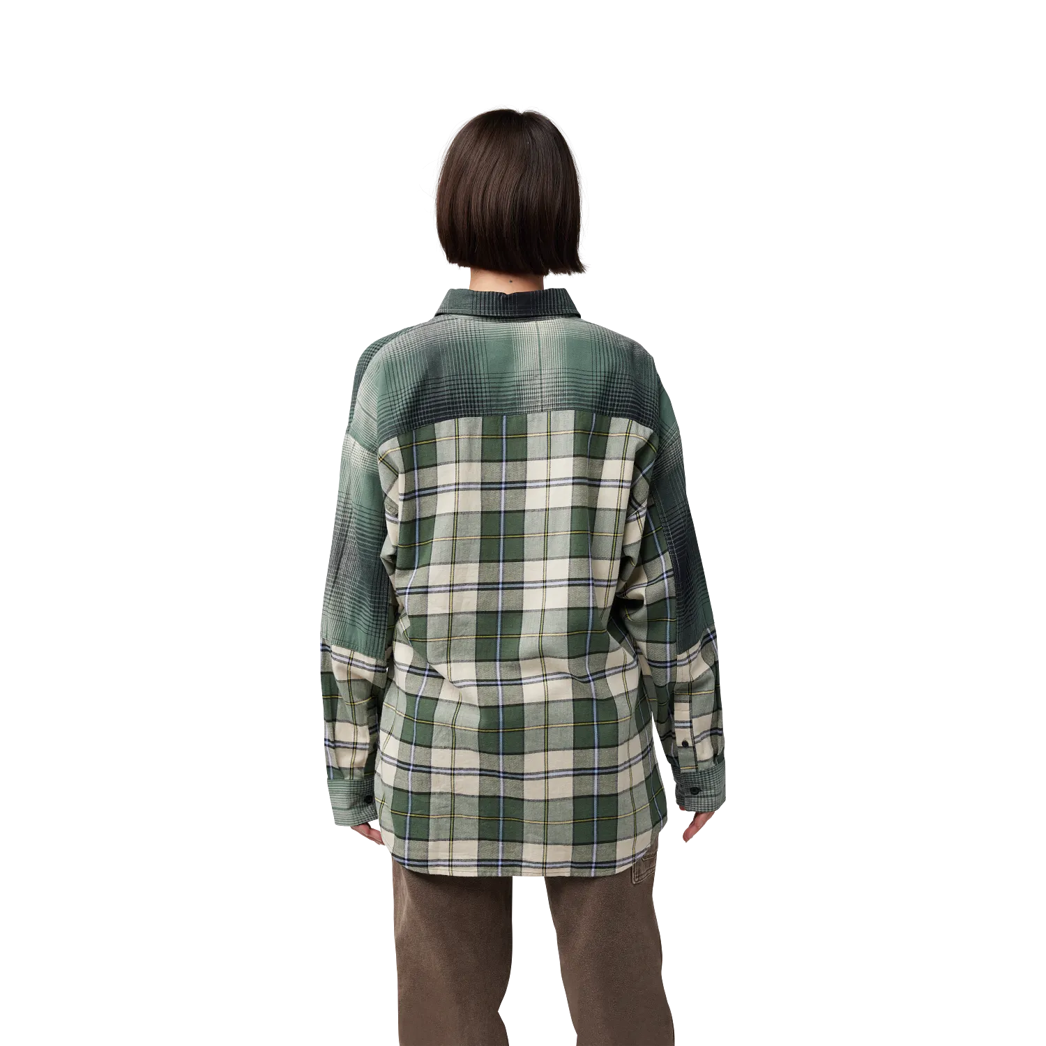 Flanellhemd Oversized - Dame