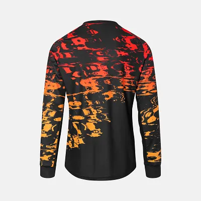 GA M LS ROUST JERSEY BLK HYPERGLITCH L