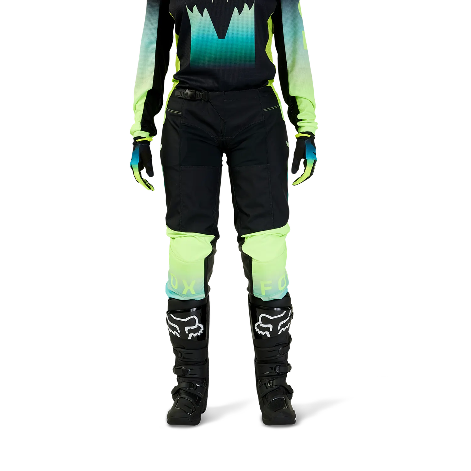 WMNS 180 FLORA PANT [BLK/YLW] 2