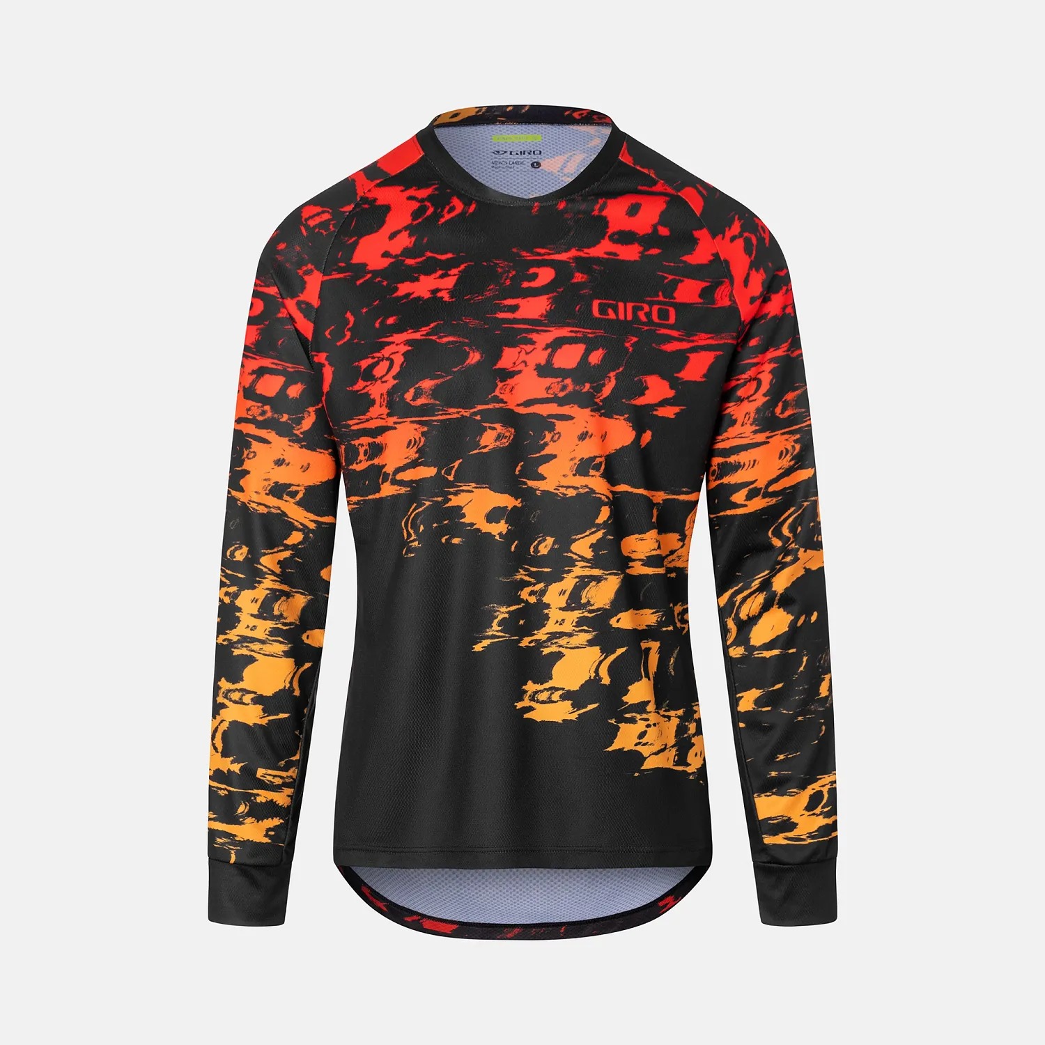 GA M LS ROUST JERSEY BLK HYPERGLITCH S