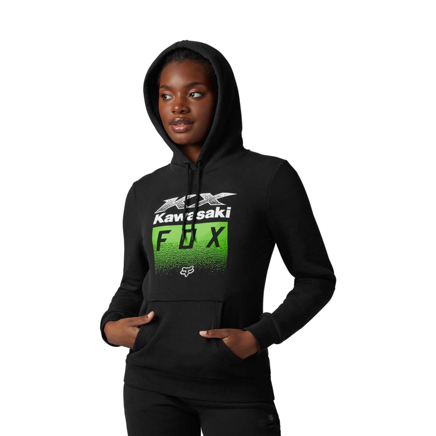 Sweat &agrave; capuche Fox X Kawi Pullover - Femme
