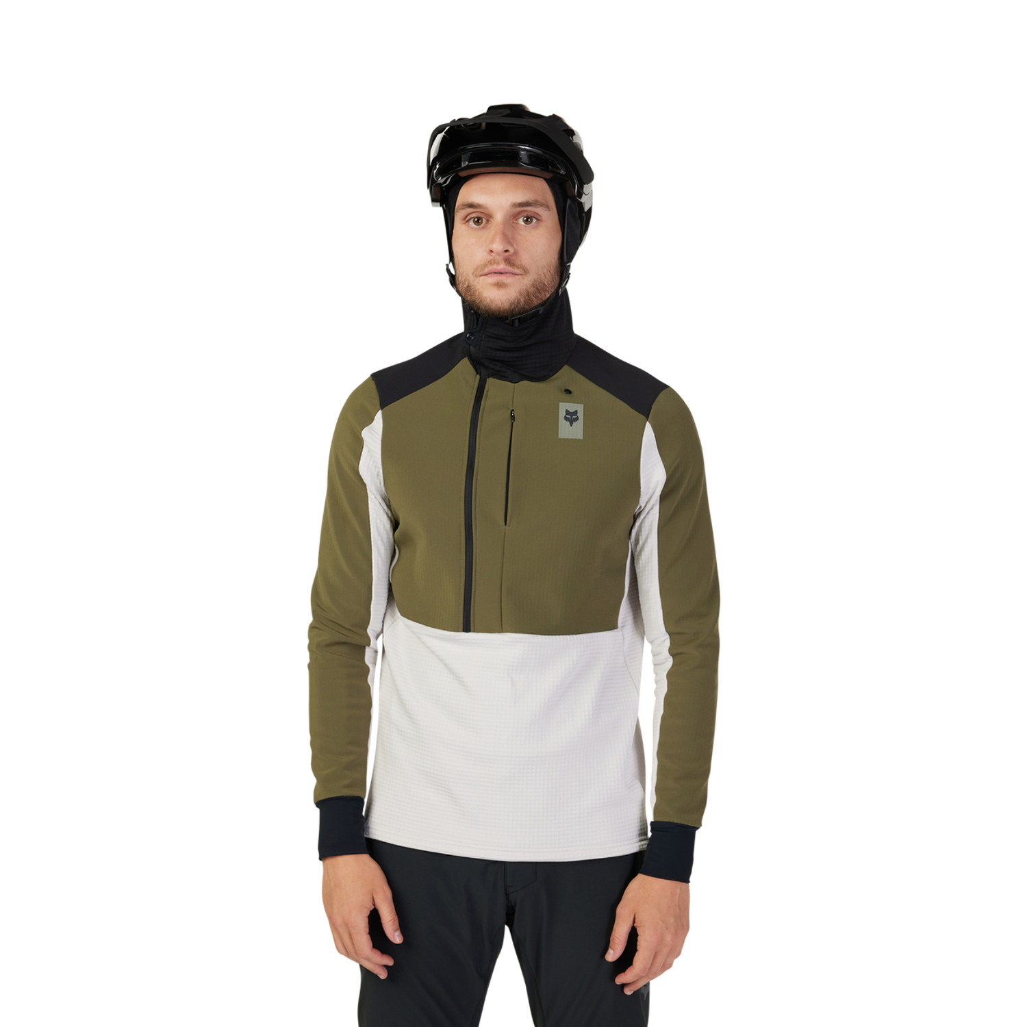 DEFEND THERMAL HOODIE [OLV GRN] S
