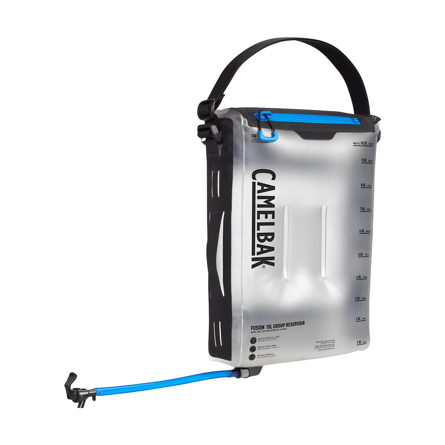 Fusion 10L Group Reservoir with Tru Zip Waterproof Zipper, Clear