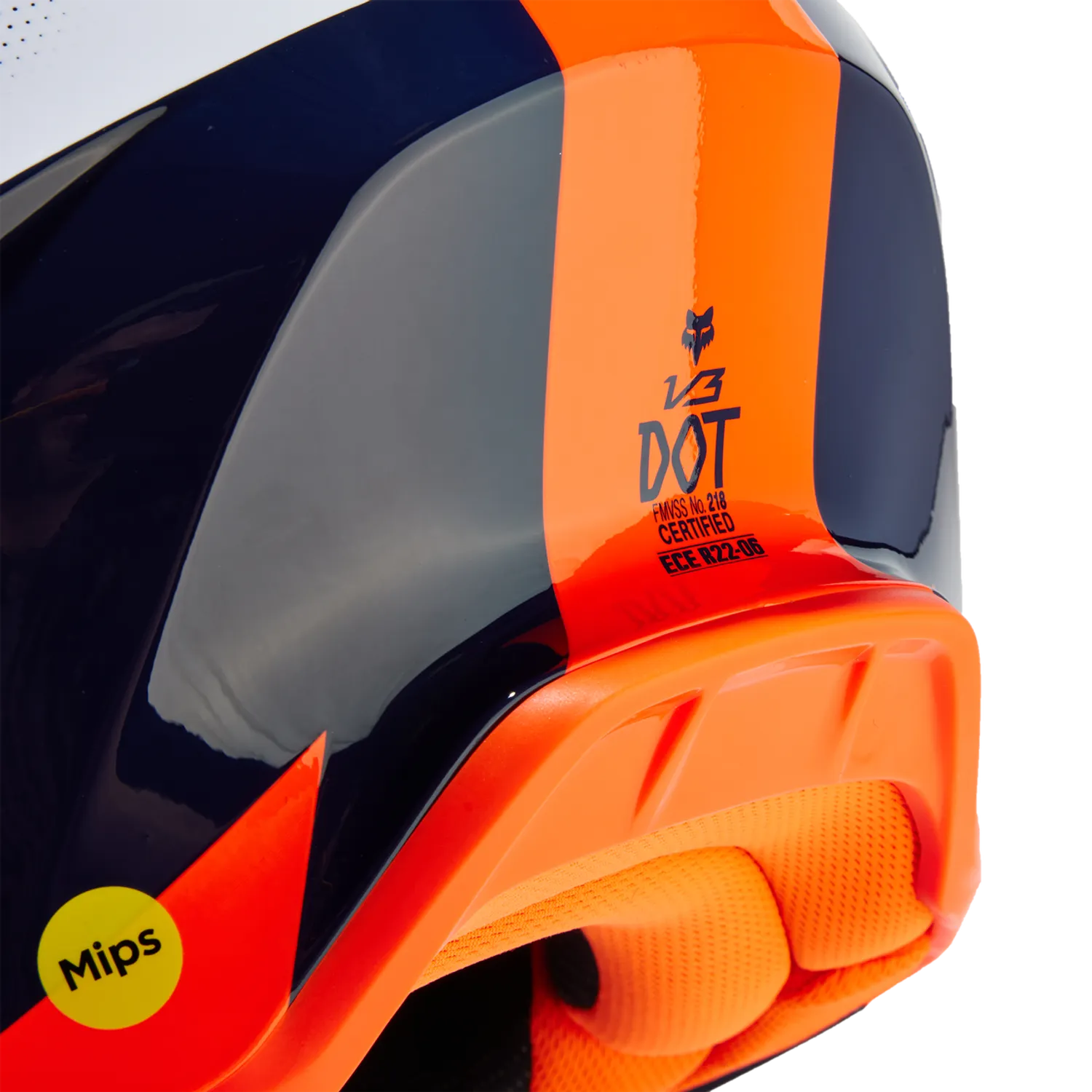 V3 REVISE HELMET [NVY/ORG] XS