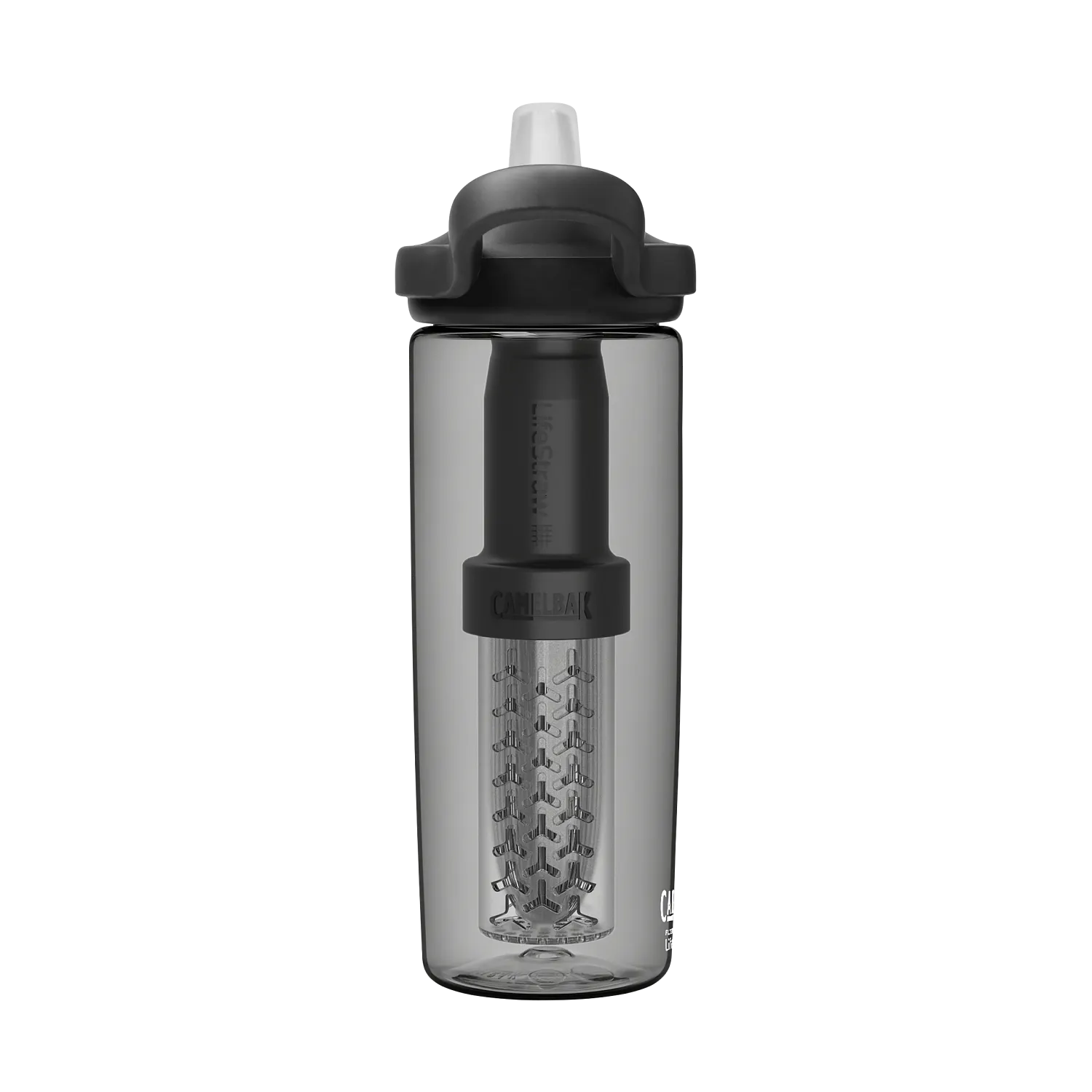 eddy+ 20oz, filtered by LifeStraw, Charcoal