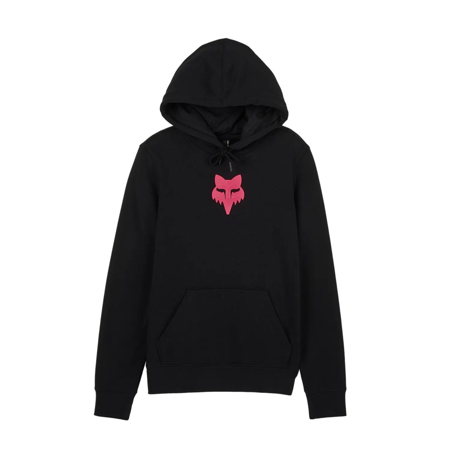 W FOX HEAD FLEECE PO [BLK/PNK] L