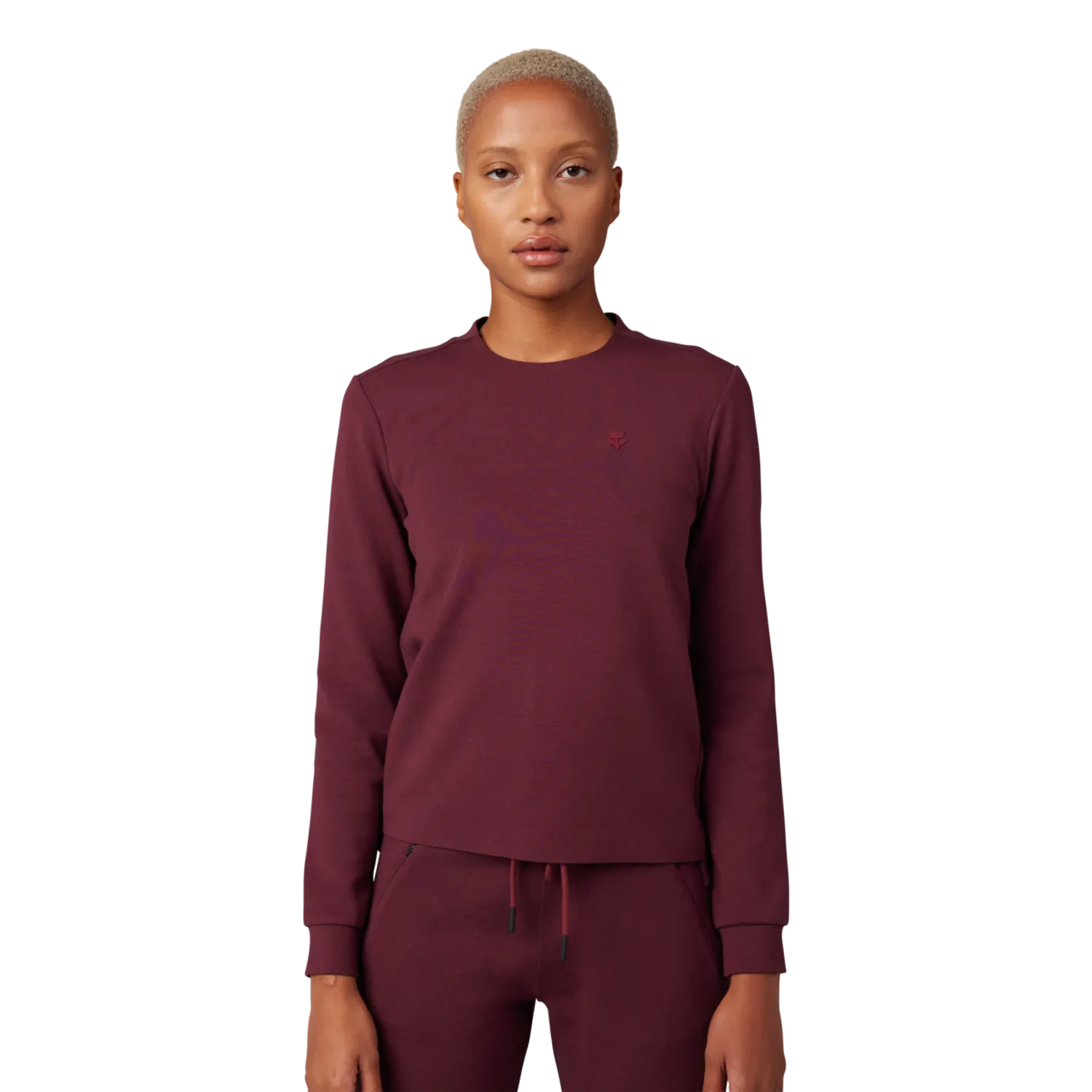 WOMENS RISE CREW FLEECE 