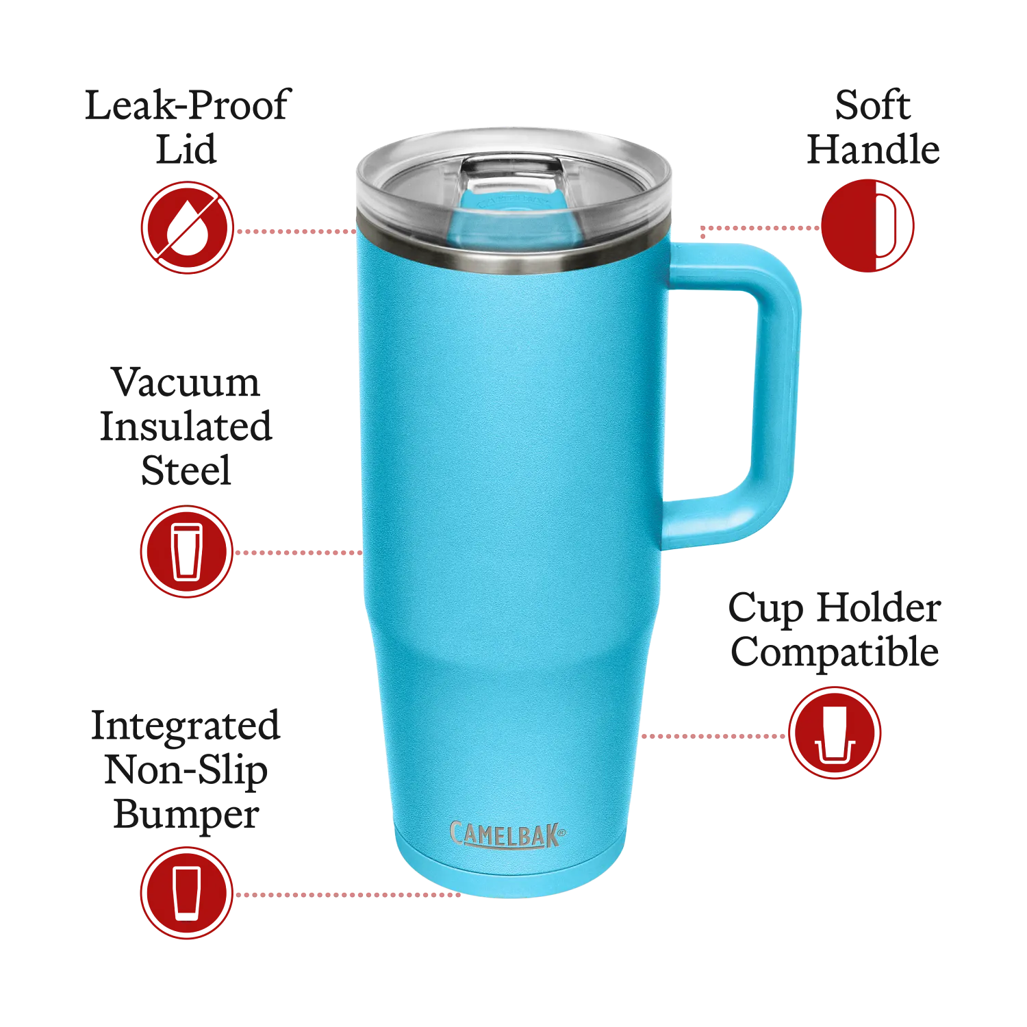 Thrive Mug VSS 32oz, Nordic Blue