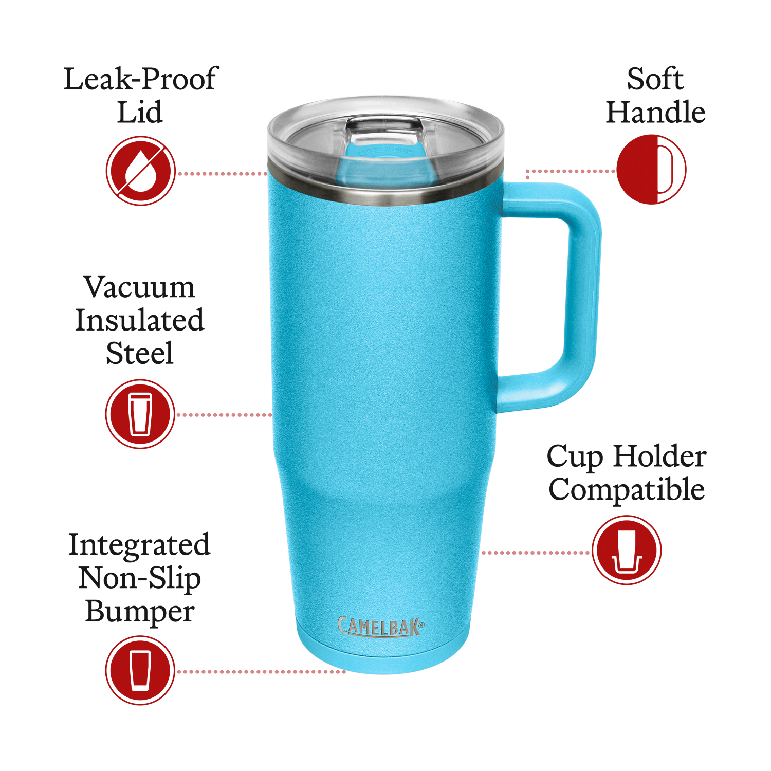 Thrive Mug VSS 32oz, Nordic Blue
