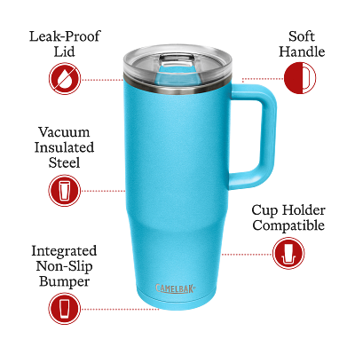 Thrive Mug VSS 32oz, Nordic Blue