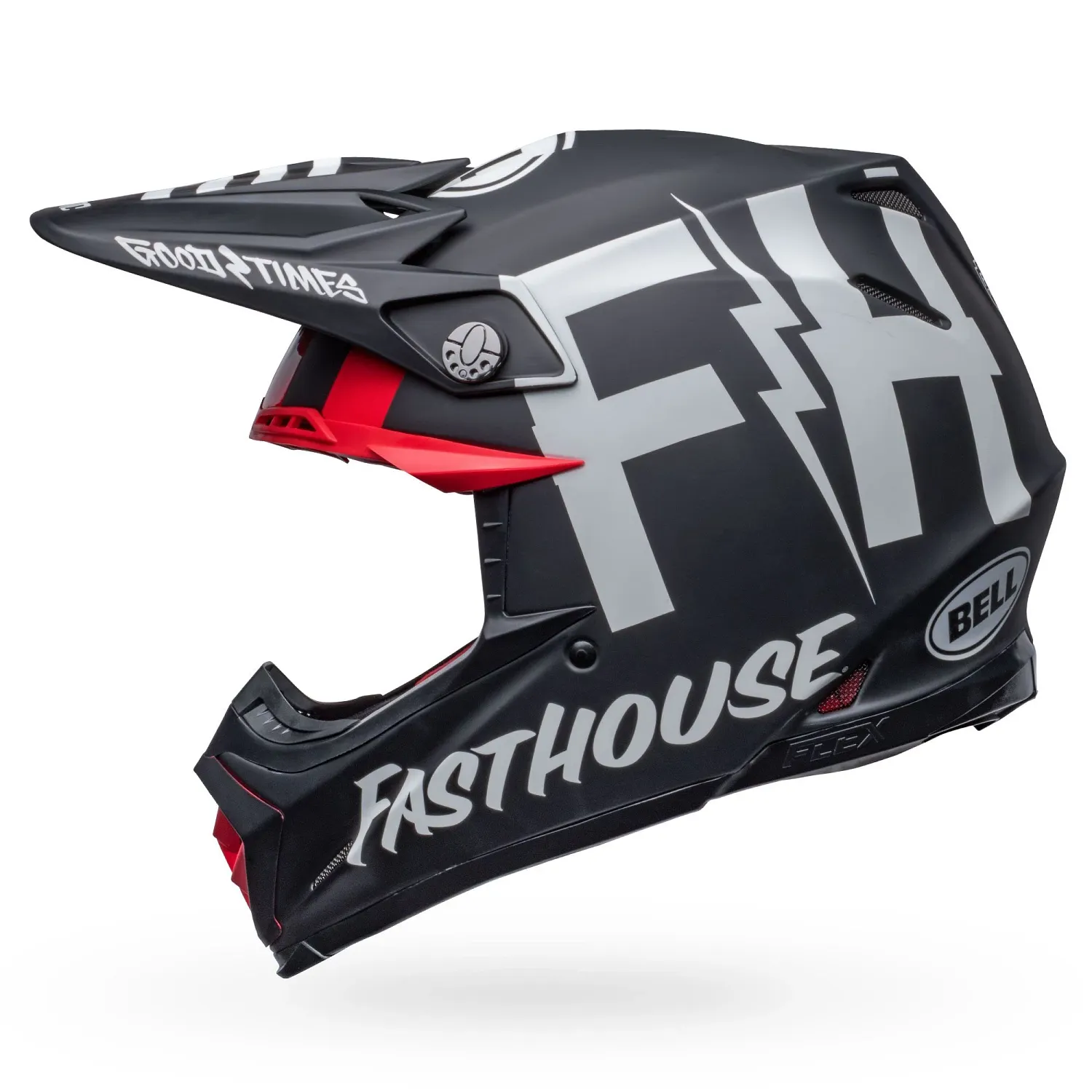 PS MOTO-9S FLEX FH TRIBE M/G BK/WH S