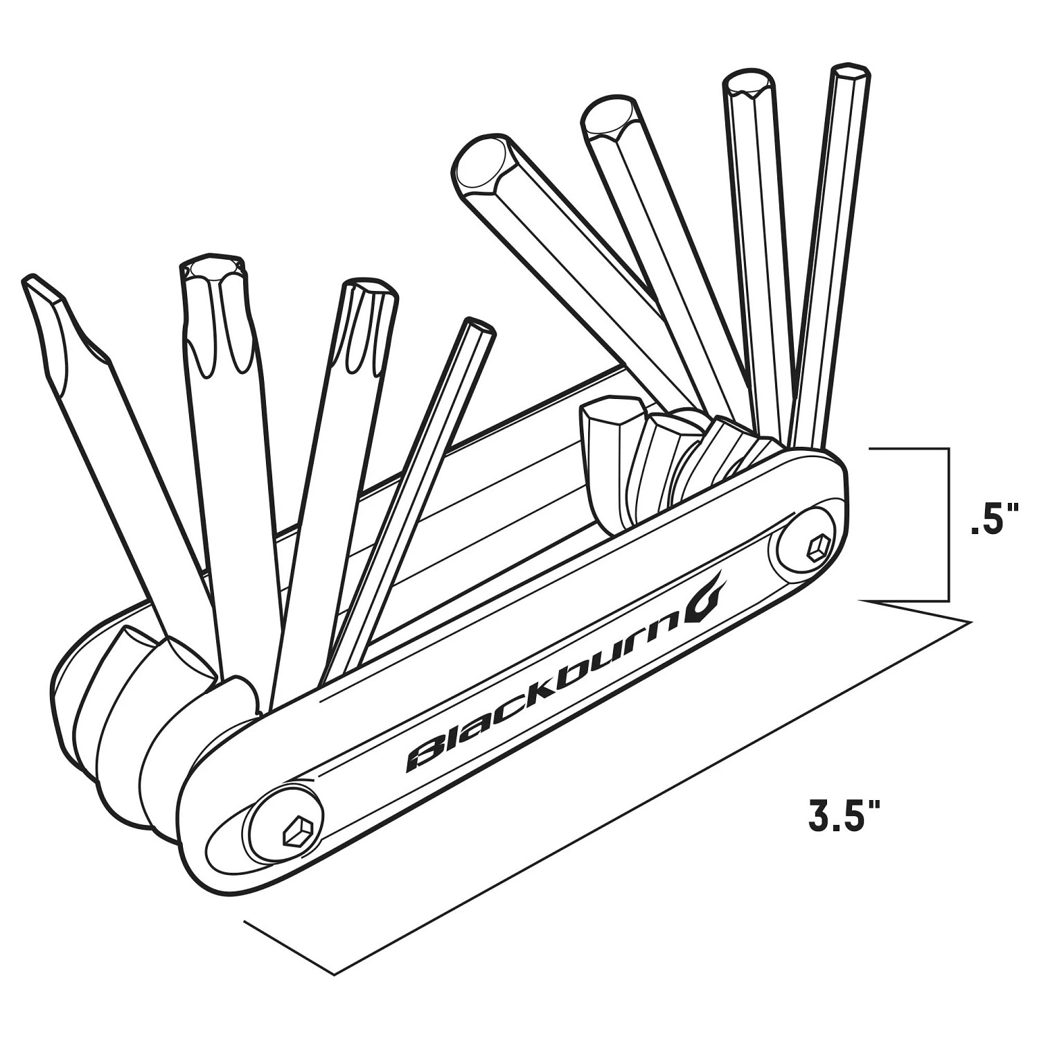 BBN GRID 8 MINI TOOL GREY