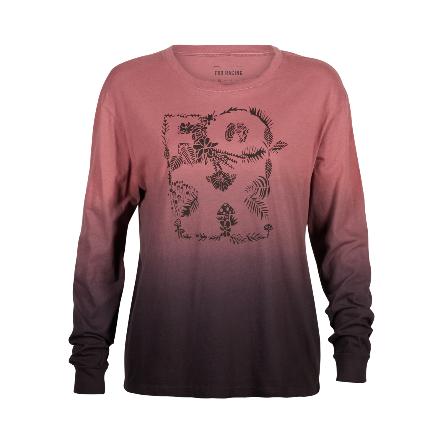 Womens Sensory Dye Long Sleeve Basic Tee